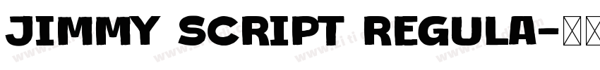 Jimmy Script Regula字体转换
